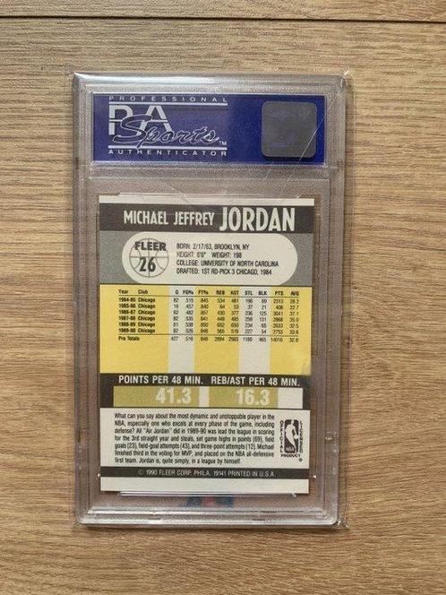 1989 Fleer Michael Jordan #26 - PSA 9 - 1 Graded card, Verzamelen, Stickers