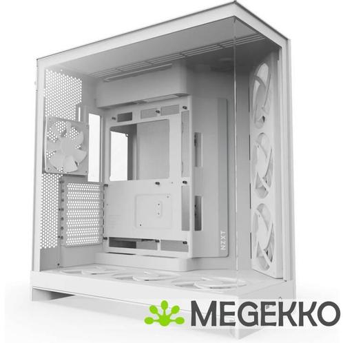 NZXT H9 Flow RGB+ White 2025, Computers en Software, Computerbehuizingen, Nieuw, Verzenden