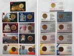 Vaticaan. Coin Card 2010/2017 (9 coincards) (Zonder, Postzegels en Munten