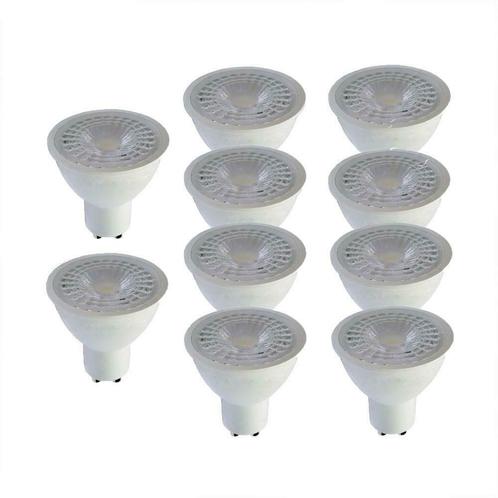AANBIEDING Voordeelpak 10 stuks LED Spot 7W GU10 220V, Maison & Meubles, Lampes | Spots, Envoi