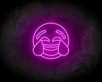 LAUGH SMILEY neon sign - LED neon reclame bord, Verzenden