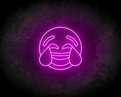 LAUGH SMILEY neon sign - LED neon reclame bord, Zakelijke goederen, Horeca | Overige, Verzenden