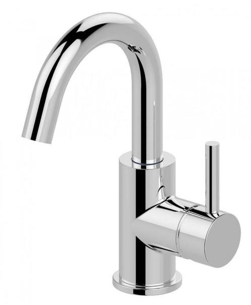 Sanifun wastafelmengkraan Jochen Chroom + afvoerplug, Doe-het-zelf en Bouw, Sanitair, Kraan