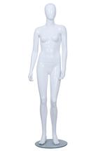 *TIP*  Faceless etalagepop meisje glossy wit 14-15 jaar mt, Ophalen of Verzenden
