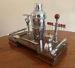 Cocktailshaker - chroom, bakeliet, hout - Art Deco, Antiquités & Art