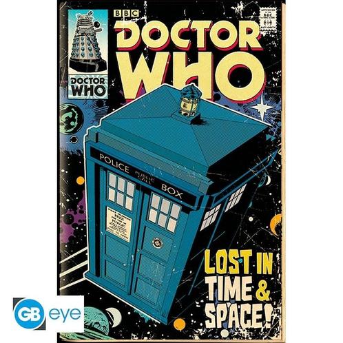 Doctor Who Tardis Comic 91.5 x 61 cm, Collections, Cinéma & Télévision, Enlèvement ou Envoi