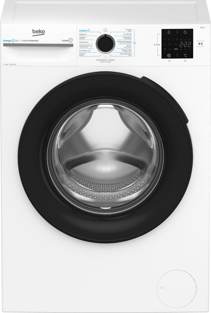 Beko Bmmwfu3741w Voorlader Wasmachine - 7 Kg - 1400t, Elektronische apparatuur, Wasmachines, Ophalen of Verzenden