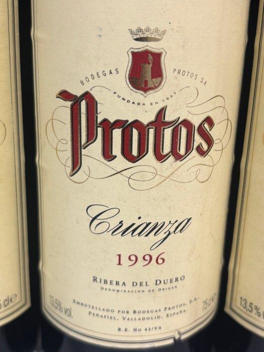 1996 Bodegas Protos - Ribera del Duero Crianza - 6 Flessen, Collections, Vins