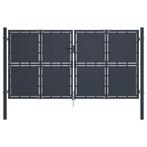 vidaXL Poort 300x200 cm staal antraciet, Verzenden, Nieuw