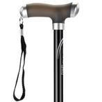 MultiMotion wandelstok met zacht siliconen handvat - Zwart, Ophalen of Verzenden