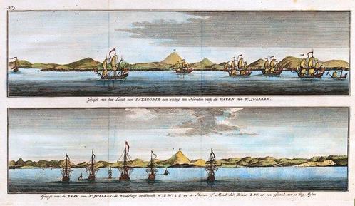 Zuid-Amerika - Puerto San Julián, Patagonië, Argentinië; G., Boeken, Atlassen en Landkaarten