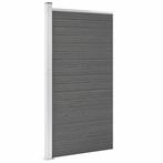 vidaXL Schuttingpaneel 95x186 cm HKC grijs, Tuin en Terras, Verzenden, Nieuw