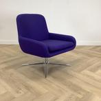 Softline Coco draaifauteuil Deens design, paars - chroom, Huis en Inrichting, Gebruikt, Eén