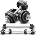 Halterschijven - Halterset- Gietijzer - 15 kg - RE:SPORT, Verzenden, Nieuw