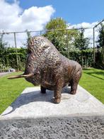 Beeldje - Bronzen stier - Brons, Antiek en Kunst