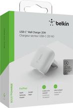 Belkin Boost Charge USB-C Oplader – USB Stekker – IPhone, Télécoms, Téléphonie mobile | Chargeurs pour téléphone, Verzenden