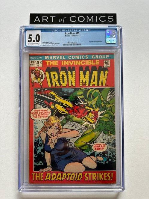 Iron Man (Vol. 1) #49 - CGC 5.0 - Super-Adaptoid Appearance, Boeken, Strips | Comics