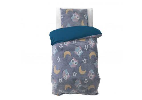 Sleeptime Glow in the dark Night Owl Blauw, Huis en Inrichting, Slaapkamer | Beddengoed