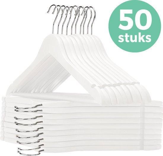 2dekans | LifeGoods Kledinghangers - Met Broeklat - Hardhout, Huis en Inrichting, Kasten | Kleerkasten, Ophalen of Verzenden