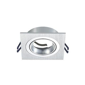 GU10 - armatuur - Pasiphae - kantelbaar - zilver, Verzenden