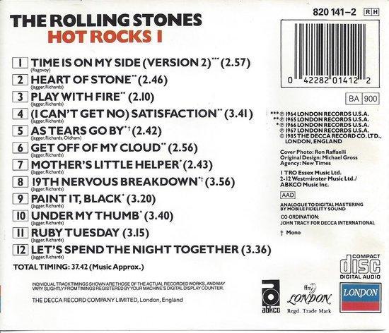Hot Rocks: 1964-1971 0042282014122, Cd's en Dvd's, Cd's | Overige Cd's, Verzenden