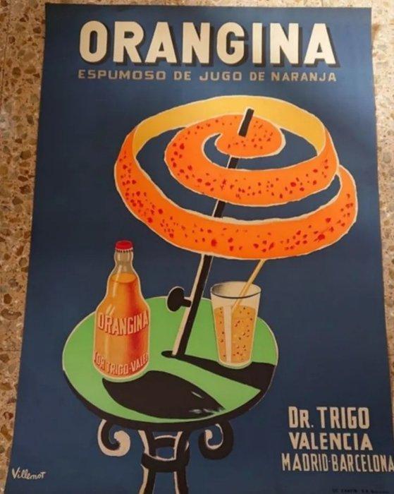 Bernard Villemot - Orangina, bebida refrescante, Antiek en Kunst, Kunst | Tekeningen en Fotografie