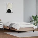 vidaXL Bedframe kunstleer cappuccinokleurig 100x200 cm, Verzenden, Nieuw