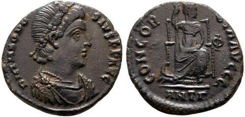 Ad 379-395 n Chr Theodosius I ad 379-395 Æ 18mm, 2 60 g A.., Postzegels en Munten, Munten en Bankbiljetten | Verzamelingen, Verzenden