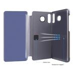 Huawei P30 Lite Smart Spiegel Flip Case Cover Hoesje Blauw, Verzenden, Nieuw