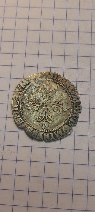 Frankrijk. Henri III (1574-1589). 1/4 Franc 1577-M, Toulouse beschikbaar voor biedingen