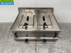 RVS Combisteel Dubbele Friteuse 2 x 8 liter Aardgas Horeca, Ophalen of Verzenden, Nieuw in verpakking
