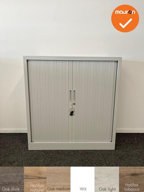 Robberechtse roldeurkast - 105x100x45cm - Lichtgrijs - small, Zakelijke goederen, Kantoor en Winkelinrichting | Kantoormeubilair en Inrichting