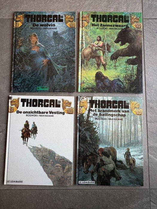 Thorgal 16, 18, 19 & 20 - bijna opeenvolgende reeks HC - 4, Boeken, Stripverhalen