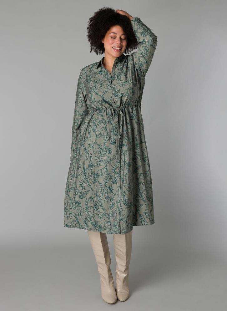 YESTA ECO jurk SariX-0(44)Maat 42/44 (L), Kleding | Dames, Jurken, Overige kleuren, Nieuw, Maat 42/44 (L), Verzenden