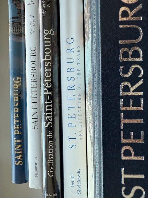 See Below - Lot with 5 books on St. Petersburg - 1996-2014, Antiek en Kunst, Antiek | Boeken en Manuscripten