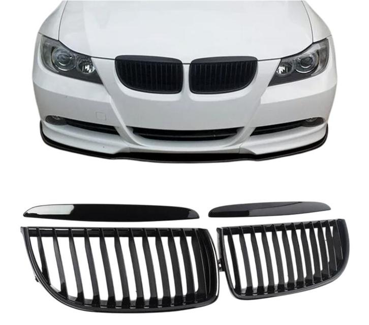 Grillen set | Nieren | BMW 3-Serie | E90 sedan / E91 touring, Auto-onderdelen, Carrosserie, Nieuw, BMW, Verzenden