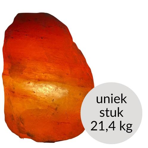 Himalaya Zoutlamp (roze kleur, 21,4 kg) - uniek stuk, Sport en Fitness, Gezondheidsproducten en Wellness, Ophalen of Verzenden