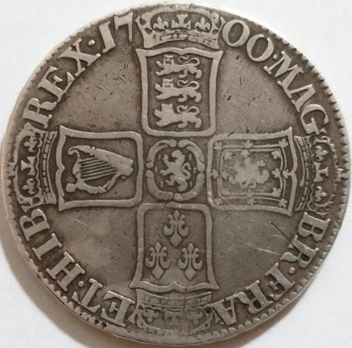 Angleterre. KingtWilliam III (1694-1702). Half Crown 1700 -, Postzegels en Munten, Munten | Europa | Niet-Euromunten