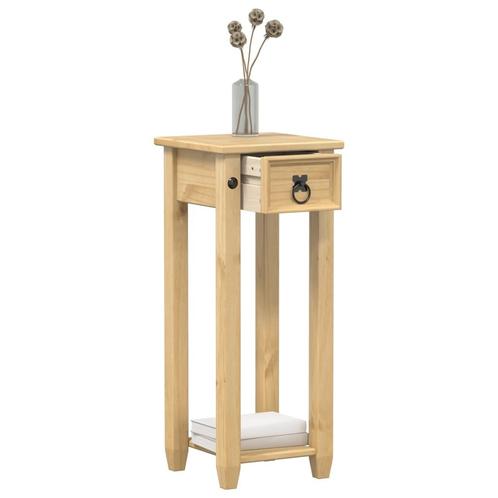 vidaXL Plantenstandaard Corona 30x30x73 cm massief, Tuin en Terras, Bloembakken en Plantenbakken, Nieuw, Verzenden