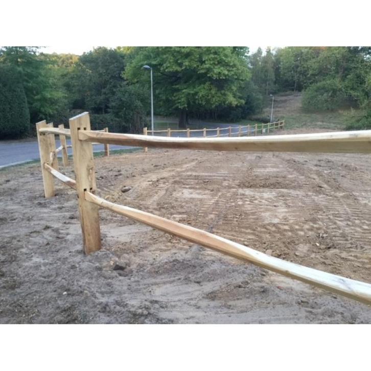 York deluxe ligger in acacia hout gezaagde afwerking 3,00m -, Animaux & Accessoires, Box & Pâturages