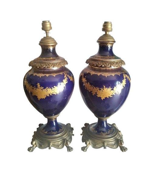 Tafellamp (2) - Brons, Porselein, Antiek en Kunst, Curiosa en Brocante