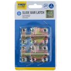 Set van 2 metalen schuifgrendels (sloten, 40x39 mm), Verzenden, Nieuw