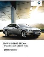2013 BMW 5 SERIE SEDAN BROCHURE NEDERLANDS, Nieuw