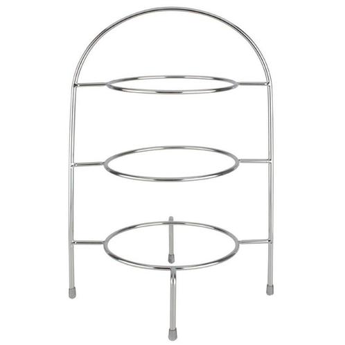 Etagère | Chroom | 3x Ø210mm | 240x205x380(h)mm Olympia, Zakelijke goederen, Horeca | Keukenapparatuur, Nieuw in verpakking, Verzenden
