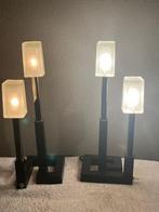 IKEA - Lampe de table - Korsby - Métal, Verre - Deux lampes, Antiek en Kunst