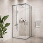Douchecabine Dakota 90 x 90 x 185 cm Chroom Veiligheidsglas, Doe-het-zelf en Bouw, Sanitair, Verzenden, Nieuw