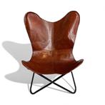 Fauteuil - Vlinderstoel - Leder, Metaal - Vlinderstoel