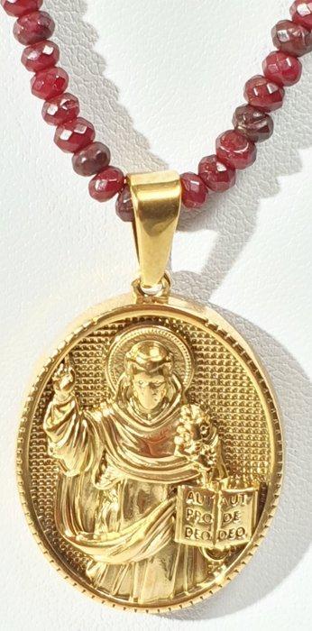 Medaille de Saint Paul et Collier Rubis - Force pour, Antiek en Kunst, Antiek | Boeken en Manuscripten