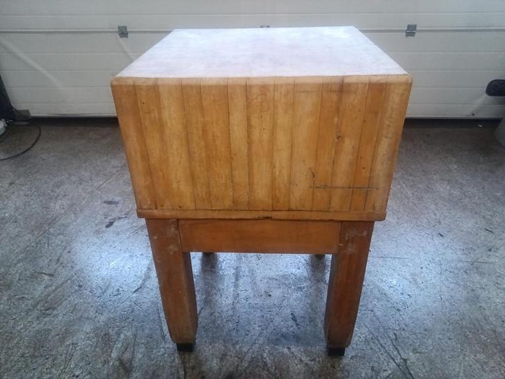 Hakblok - B60 x D60 x H90 cm, Hout, Zakelijke goederen, Horeca | Keukenapparatuur