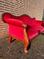 Bank - Wortelnotenhout, Antiek en Kunst